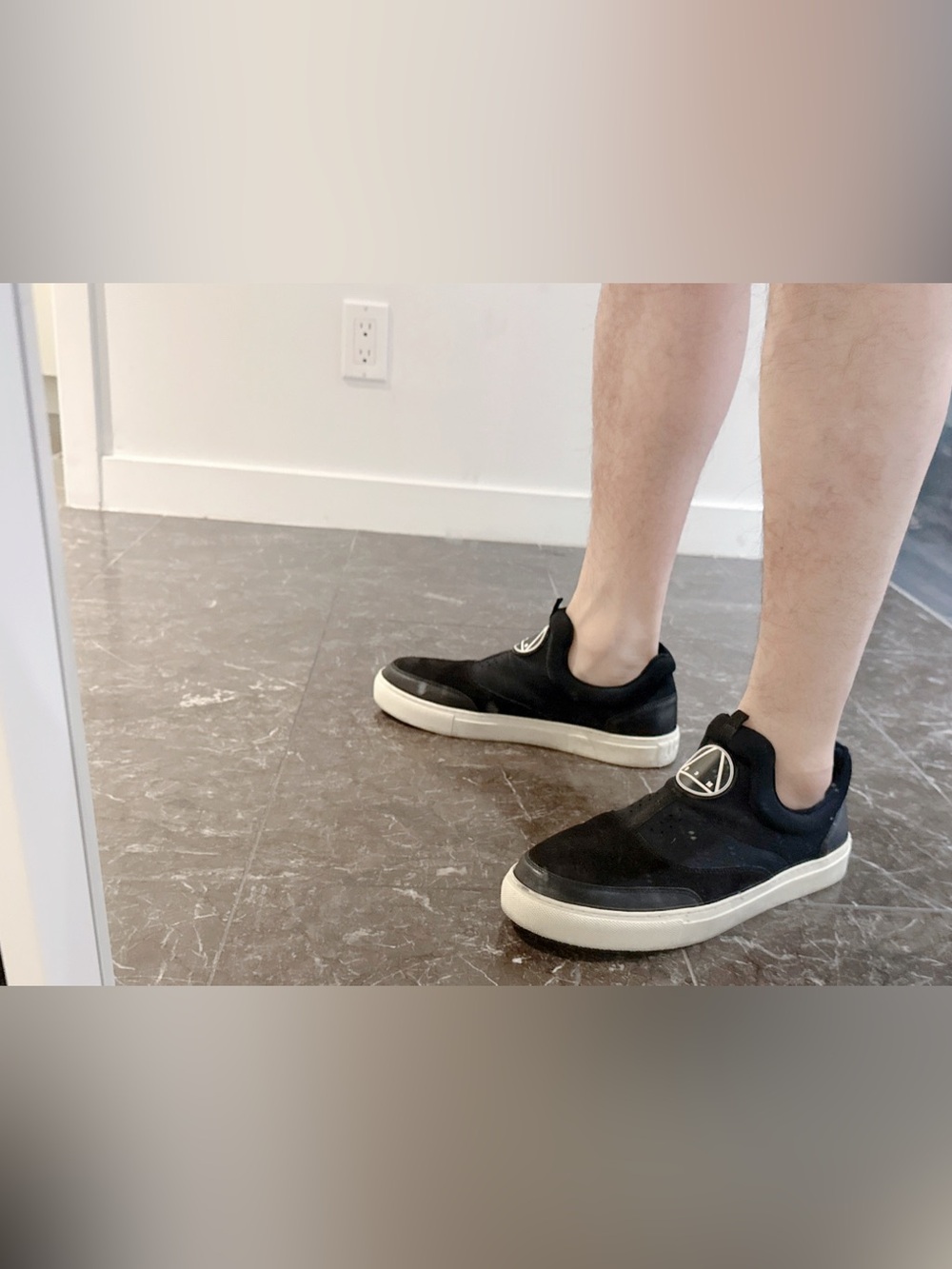 McQ by Alexander McQueen Black and White Sneakers